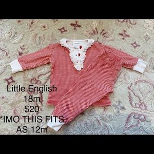 🚫 SOLD 🚫 Little English pjs